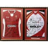 A Newport Gwent Dragons jersey signed,