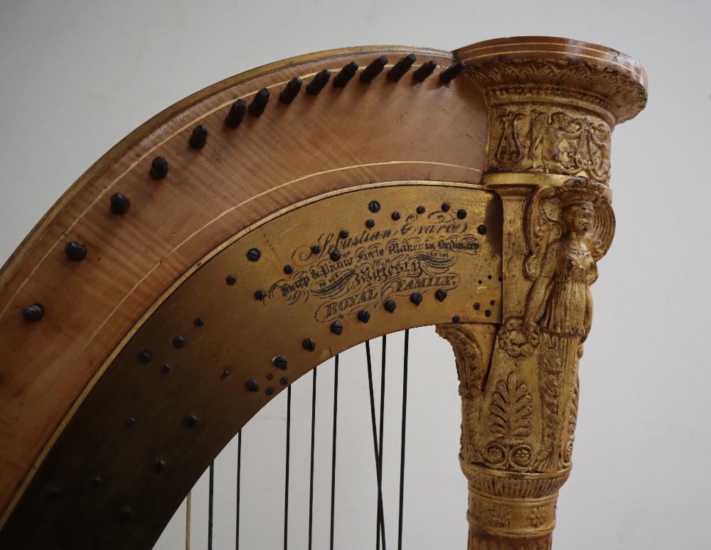 A Grecian Harp by Sebastian Erard, - Image 4 of 16
