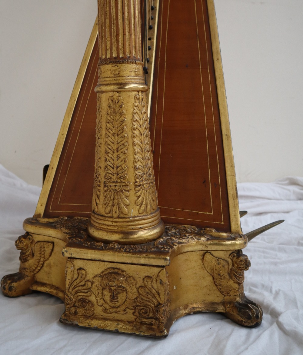 A Grecian Harp by Sebastian Erard, - Image 12 of 16