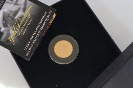 A gold sovereign, dated 1999, coin 8 the fourth portrait,