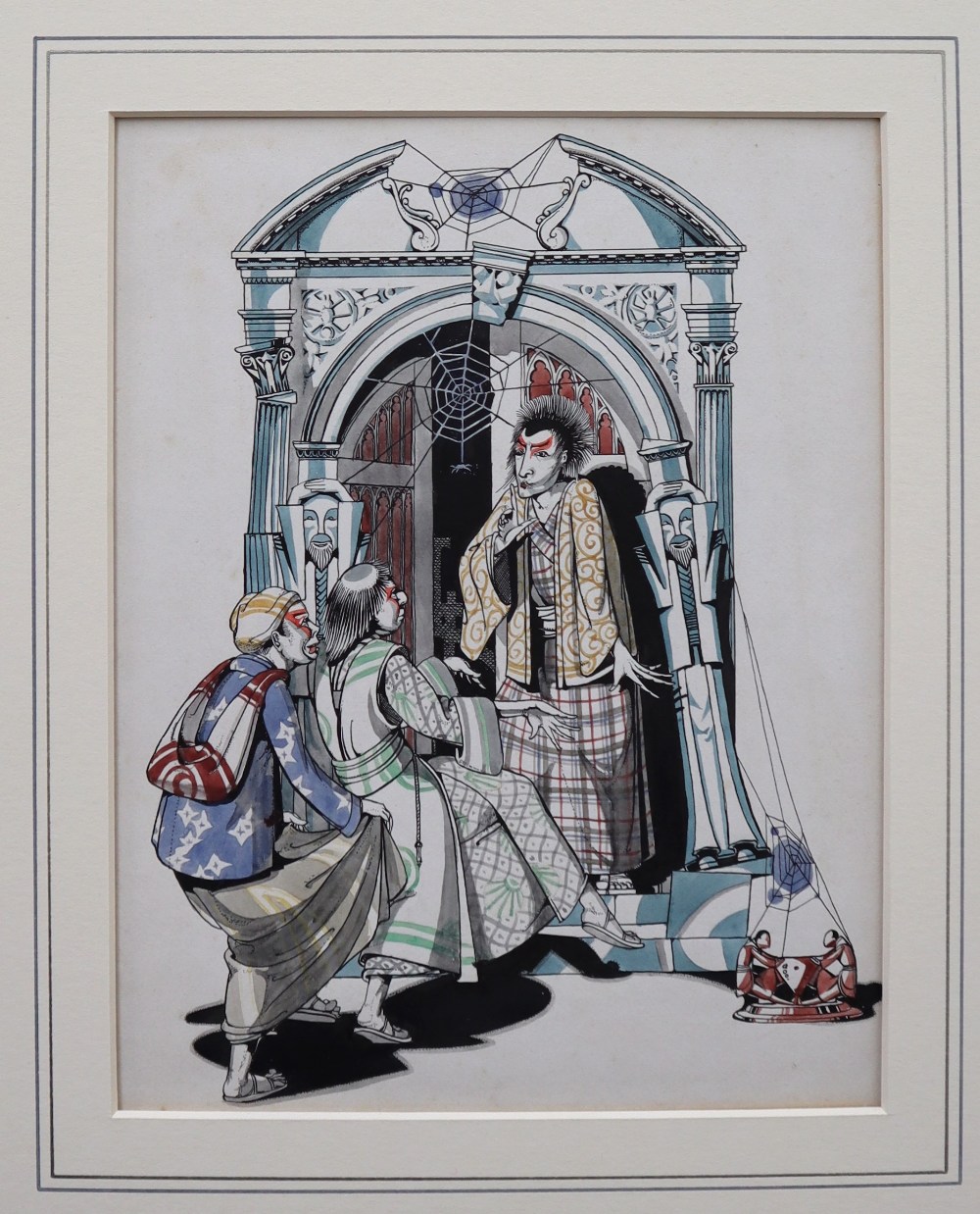 Meredith Hawes "The Mikado" Pen, ink and watercolour 23. - Image 3 of 4