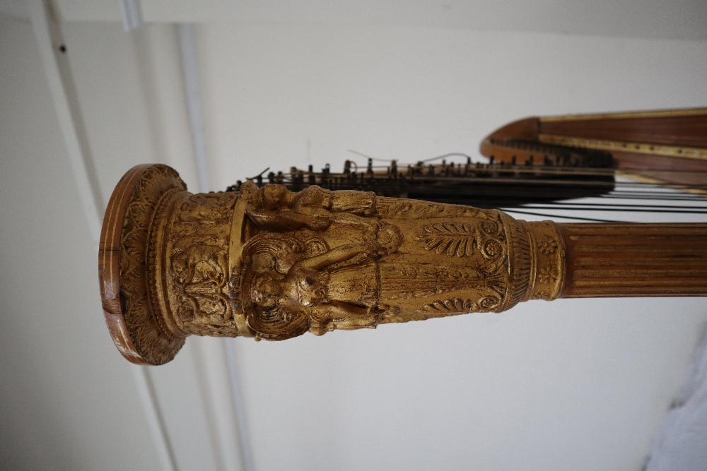 A Grecian Harp by Sebastian Erard, - Image 3 of 16