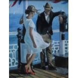 Sheree Valentine Daines On the promenade A limited edition hand enhanced canvas, No.