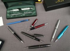 A Cross fountain pen,