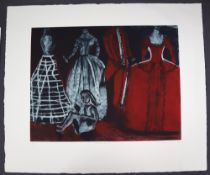 Shani Rhys James The Hand Mirror A Limited edition lithograph No. 1/50 38.5 x 50.