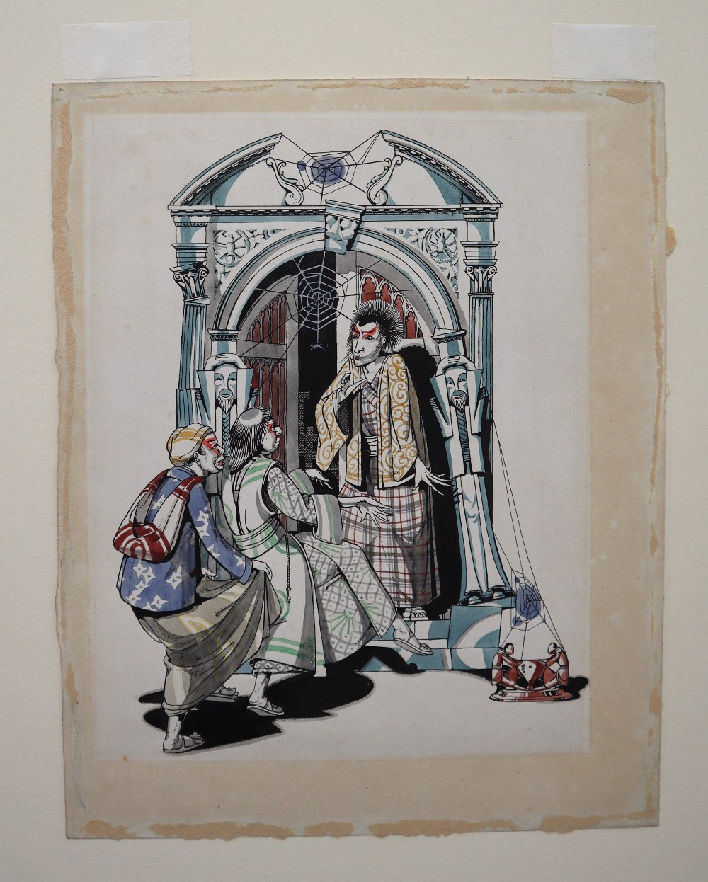Meredith Hawes "The Mikado" Pen, ink and watercolour 23. - Image 4 of 4