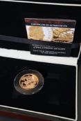 The Queen Elizabeth II gold double sovereign of 2015 in proof quality,