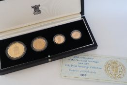 The 500th Anniversary of the first gold sovereign 1489 - 1989 gold proof sovereign collection,