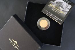 A George V gold sovereign, her Majesty's birth year dated 1926,