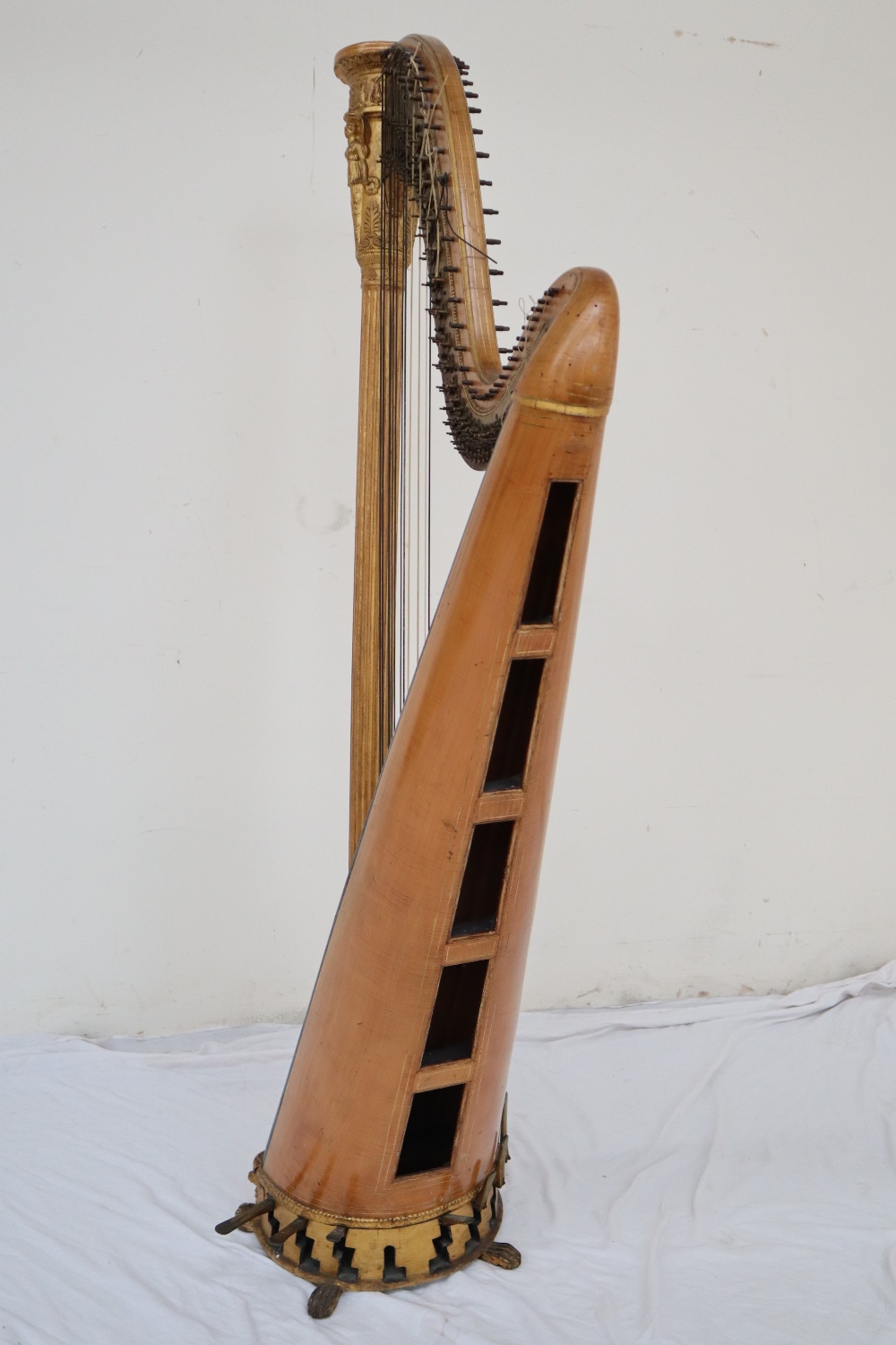 A Grecian Harp by Sebastian Erard, - Image 15 of 16