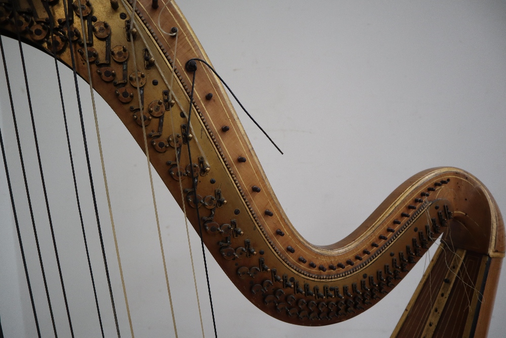 A Grecian Harp by Sebastian Erard, - Image 9 of 16