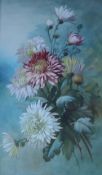 A Williams Still life study of chrysanthemums Watercolour Signed 46.