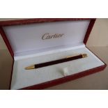 A Must de Cartier Stylo ball point pen,