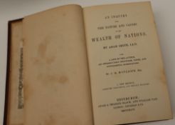 Smith (Adam) An Inquiry Into The Nature And Causes of The Wealth of Nations, leather binding,