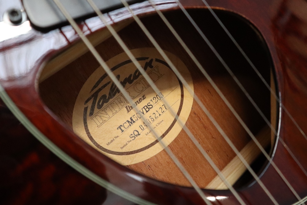 A Talman Inter City Ibanez six string guitar, Model No TCM50VBS 1203, No. - Image 8 of 14