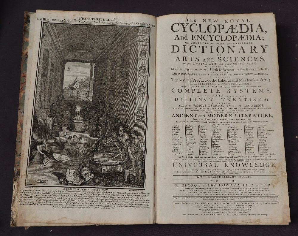 Howard(George, Selby) The New Royal Cyclopaedia or Complete Modern and Universal Dictionary of Arts - Image 2 of 6