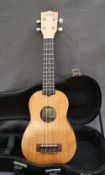 A Kala KA-SEM exotic mahogany soprano Ukulele,