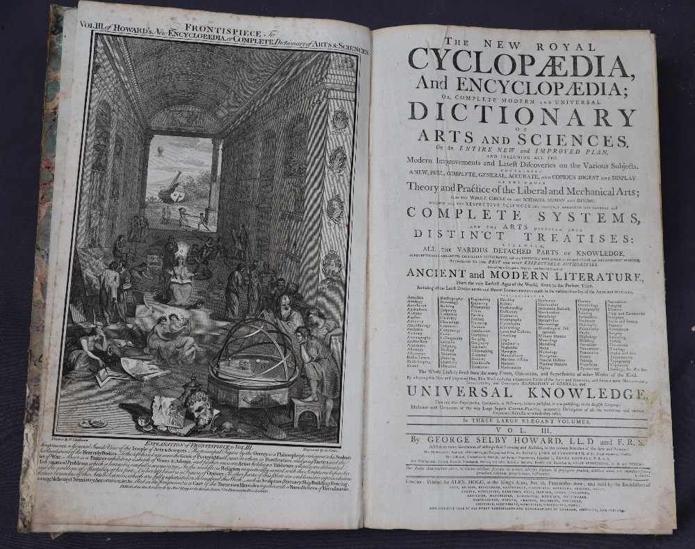 Howard(George, Selby) The New Royal Cyclopaedia or Complete Modern and Universal Dictionary of Arts - Image 3 of 6