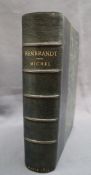 Michel (Emile) Rembrant, Sa Vie, Son Oeuvre et son temps, leather and marbled board bound,