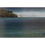 Naomi Tydeman A rocky coastline Watercolour Signed 49 x 72cm