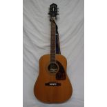 An Epiphone Masterbilt six string acoustic guitar, Model AJ-500MENS, No.