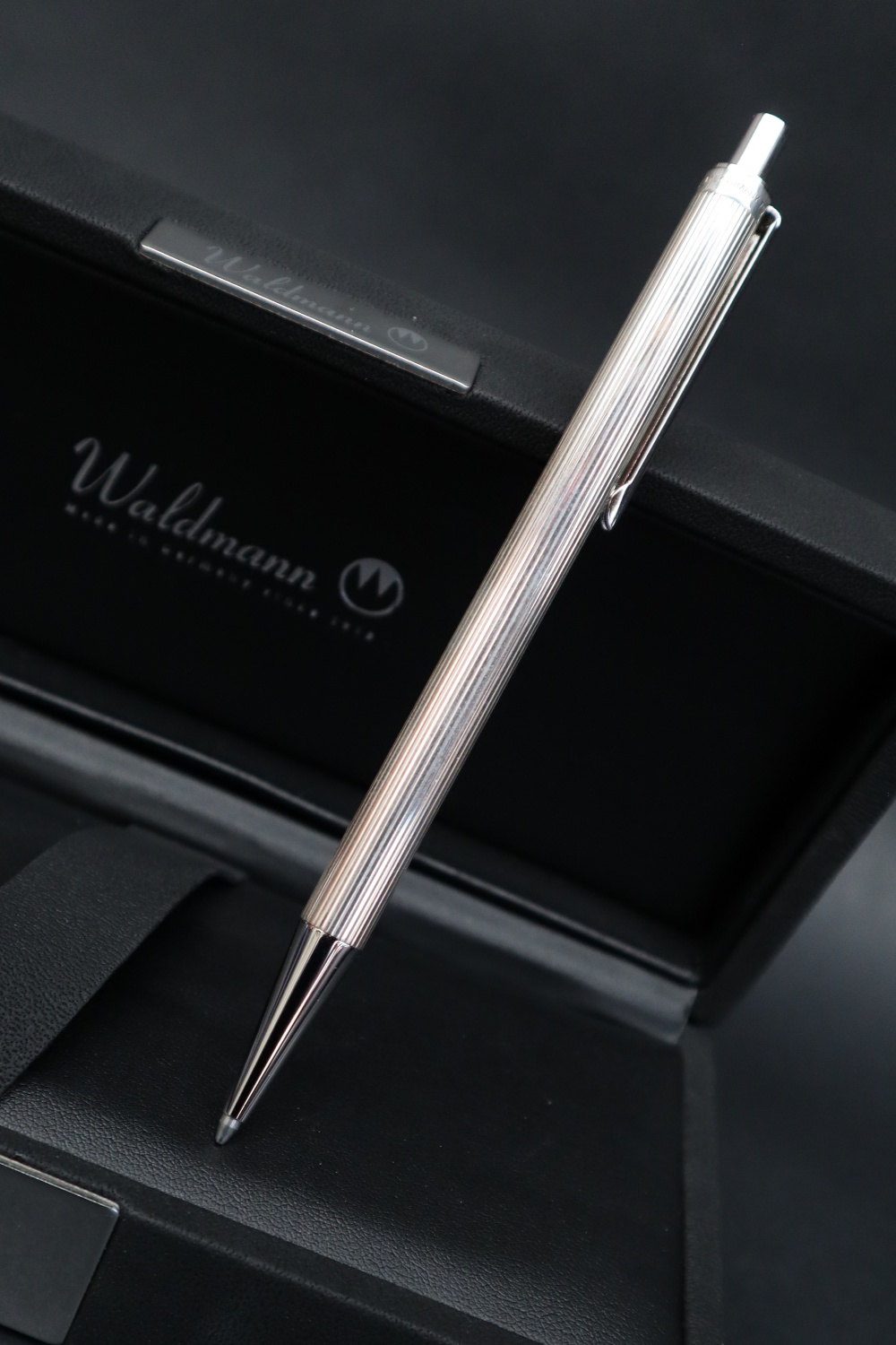 A Waldmann silver ballpoint pen, - Image 2 of 3