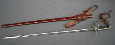 A George VI 1821 pattern Royal Artillery Officers' sword by Wilkinson Sword & Co. (no.
