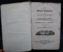 Dibden, (Reverend T.F) The Library Companion or The Young Man's Guide and The Old Man's comfort