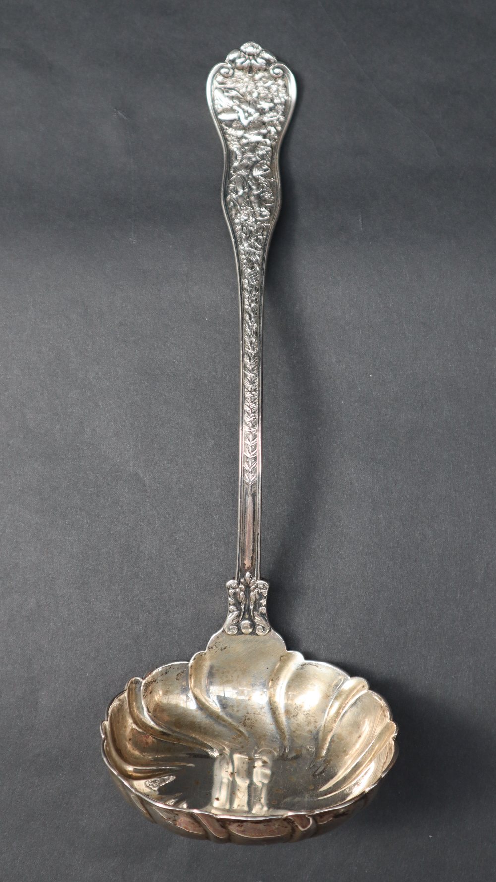 A Tiffany & Co sterling silver Patent 1878 Olympian pattern soup ladle, - Image 2 of 8