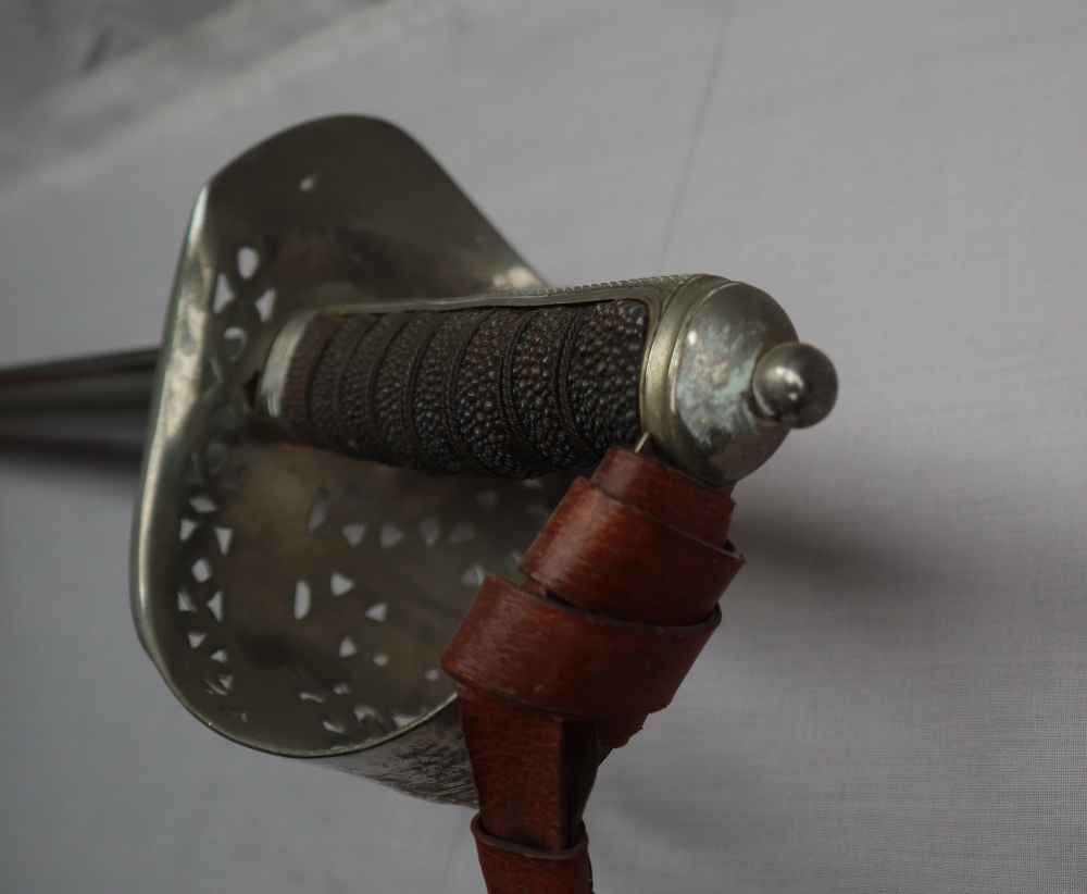 A George V dress sword, with a partially fullered blade marked for Fenton Brothers, - Image 10 of 12