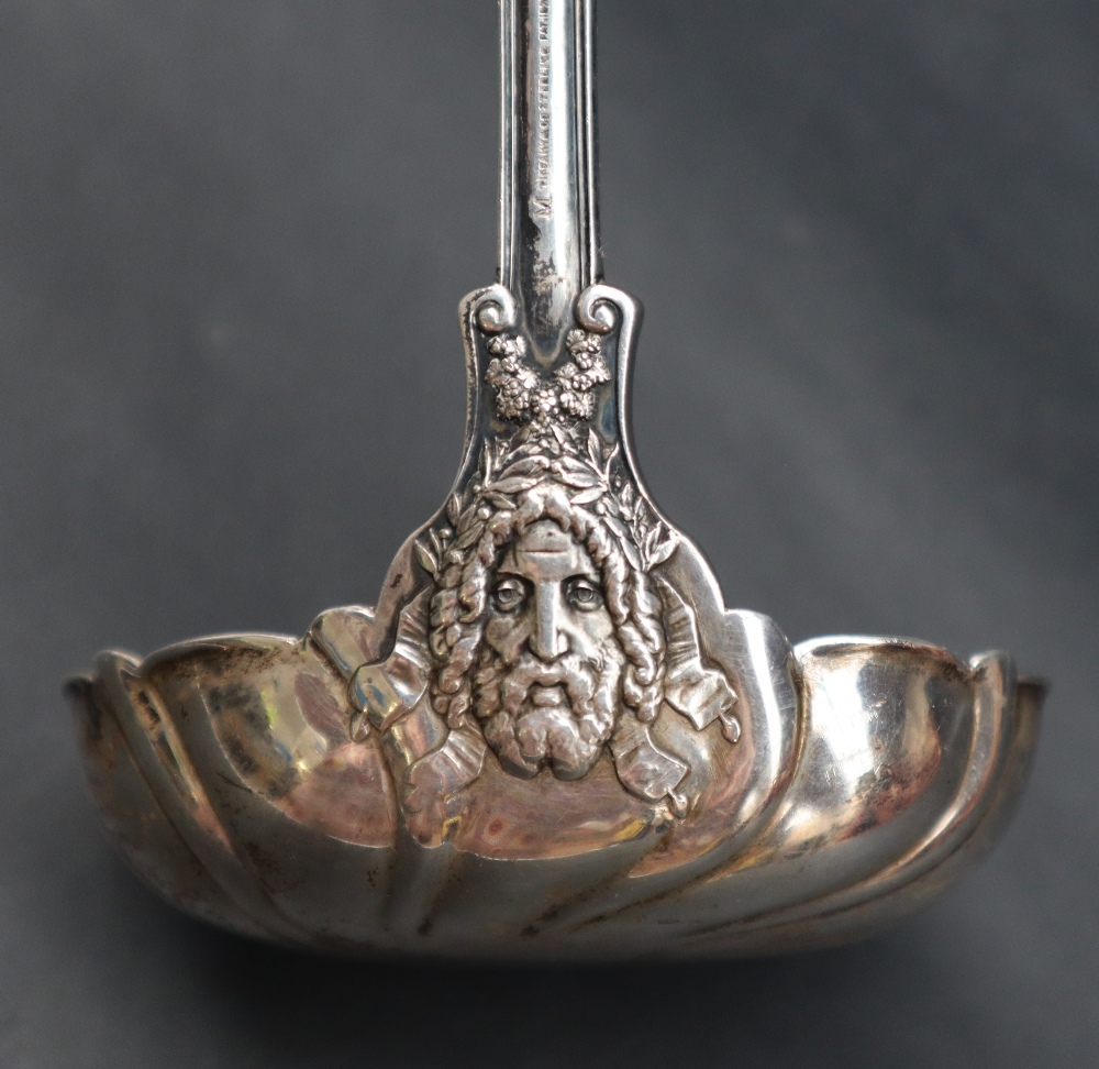 A Tiffany & Co sterling silver Patent 1878 Olympian pattern soup ladle, - Image 7 of 8