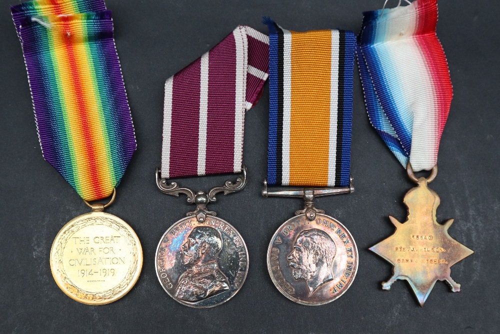 A set of three World War I medals including the 1914-15 star, - Image 2 of 2