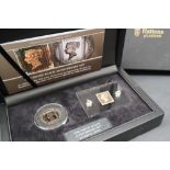 A Hatton's of London coin set including: The Penny Black anniversary set with an original penny