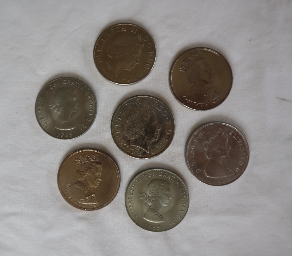 A collection of coins including Churchill crowns, Diana Princess of Wales memorial coin, - Image 6 of 8
