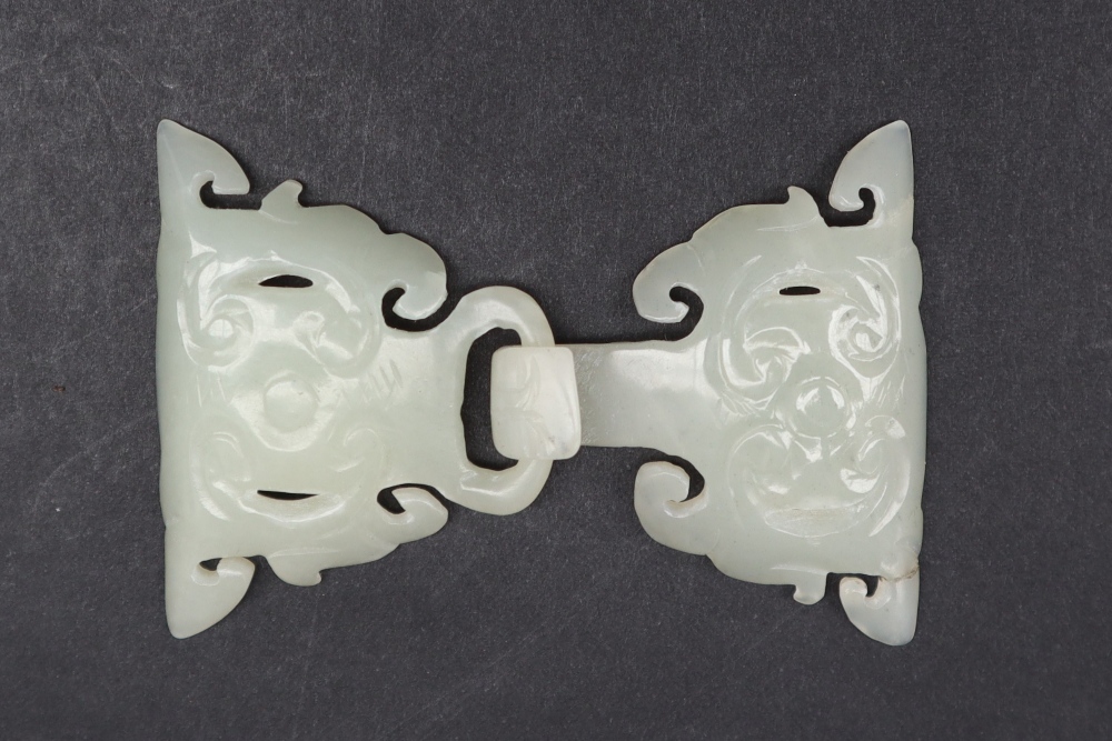 A Chinese "jade" hardstone carving of a horse with a monkey on its back, - Image 4 of 8