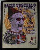 Elvis Costello and The Imposters Plus Sondre Lerche A limited edition poster No.