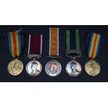 Two World War I medals including the British War medal and the Victory medal issued to 2968 Pte A
