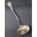 A Tiffany & Co sterling silver Patent 1878 Olympian pattern soup ladle,