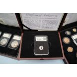 Datestamp - A UK 2022 Queen Elizabeth II Official Birthday 1/10oz Platinum DateStamp Issue, cased,