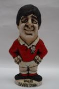 Groggs - A John Hughes pottery Grogg of "Barry John Grand Slam 1971" in Welsh kit, No.
