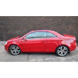 A 2008 Volkswagen EOS Sport T FSI in red, 1984cc, one previous owner,