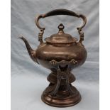 American Silver - A Gebelein Boston Sterling silver kettle on stand with burner,