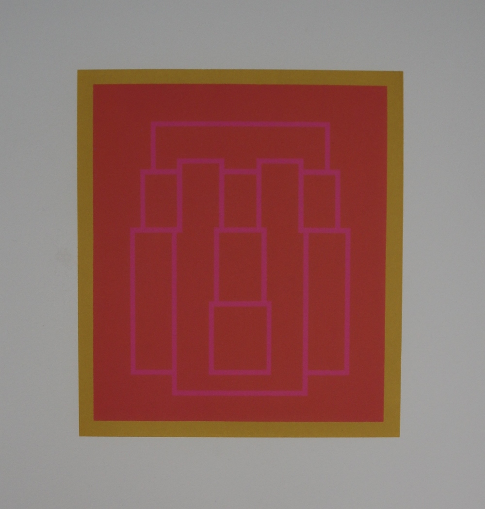 Robyn Denny (1930-2014) Portrait Series A:1, 2 & 3 Three lithographs printed in colours, 1973, - Image 8 of 12