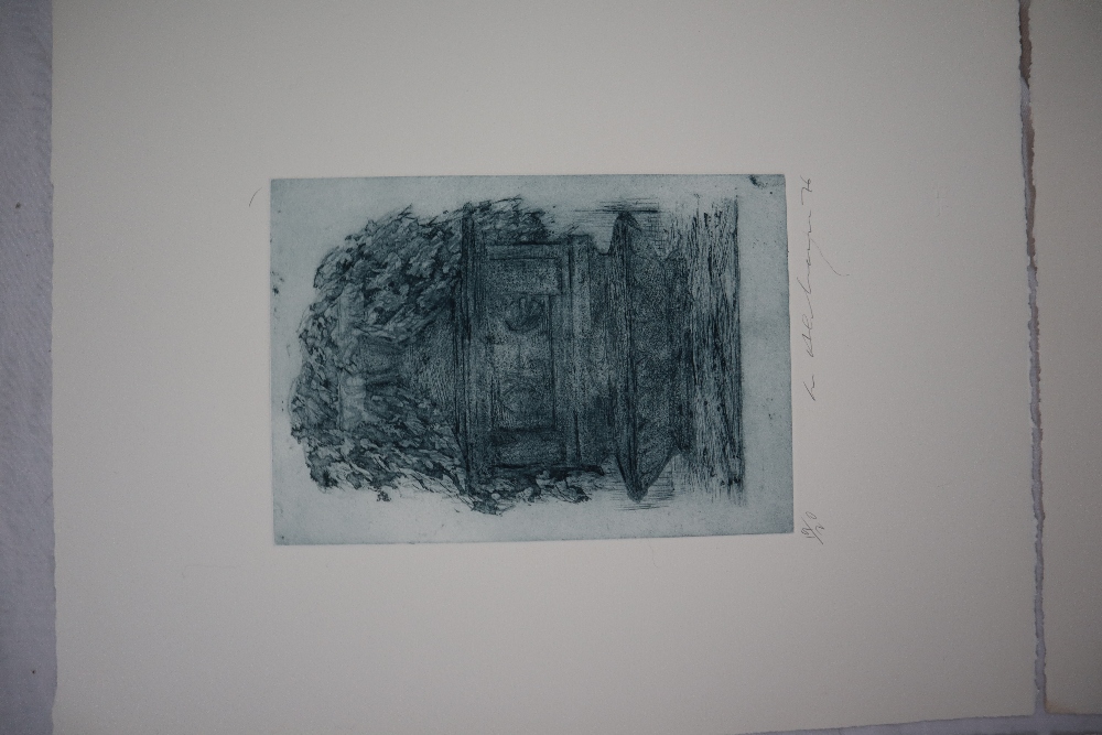 Ivor Abrahams (1935-2015) Pezenas Fountain 1 Etching and Aquatint Signed and dated '76 to the - Image 4 of 8