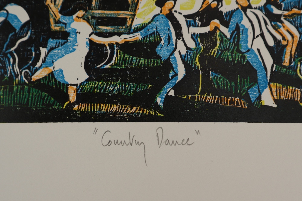 Alexander Hollweg For John Constable (Country Dance) Woodcut on paper Signed in pencil to the - Image 4 of 6