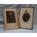 A pair of George V silver photograph frames of plain rectangular form, Birmingham, 1915, 30.5 x 20.