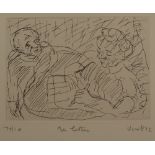 Leon Kossoff (British, 1926-2019) The Letter Etching, 1982, on wove, signed,