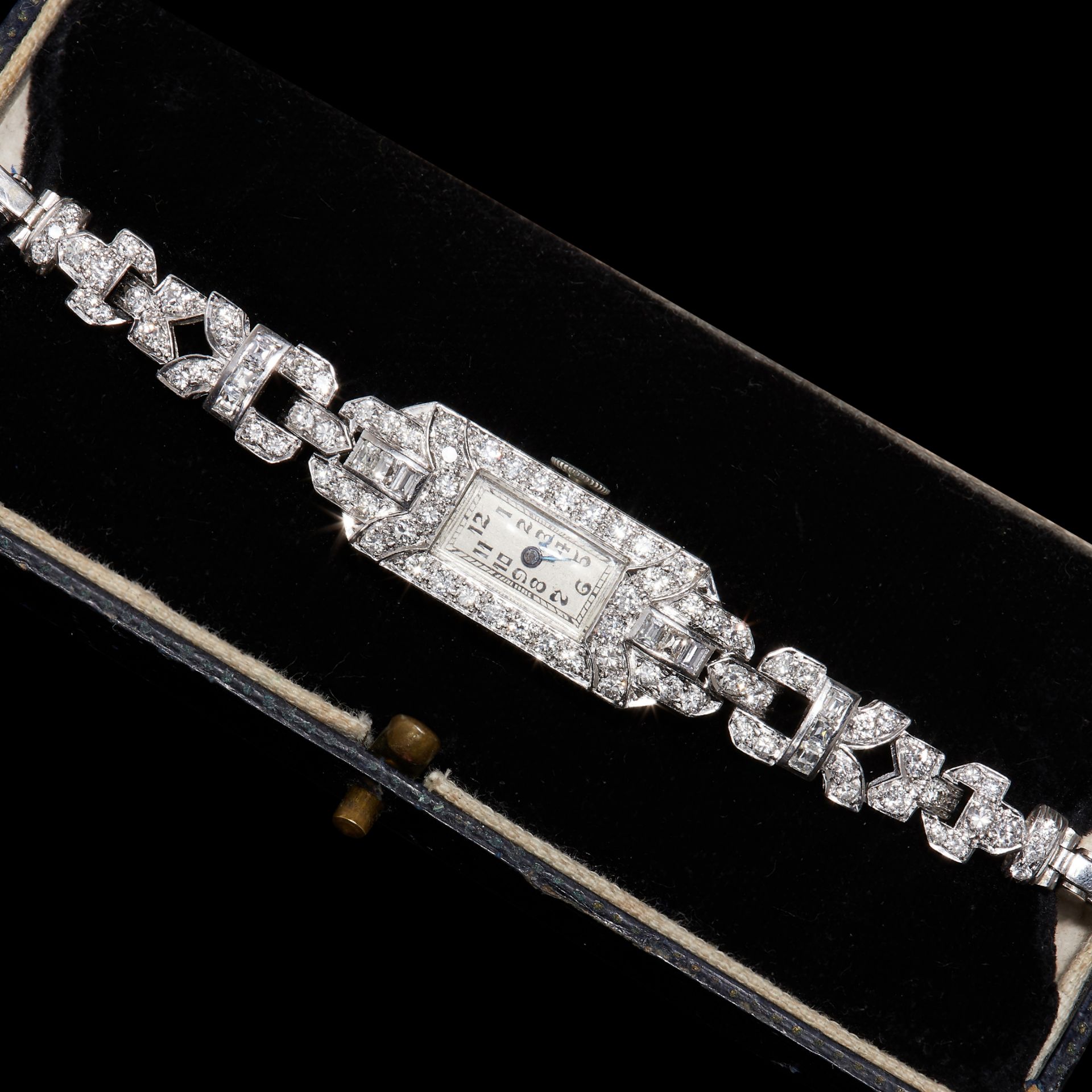 ART DECO DIAMOND WRIST WATCH