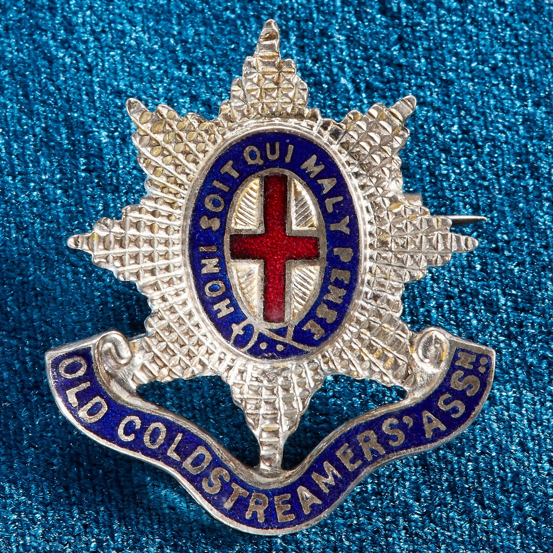 ENAMEL REGIMENTAL SWEETHEART BROOCH