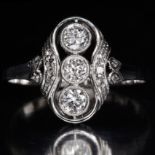 ART-DECO DIAMOND RING